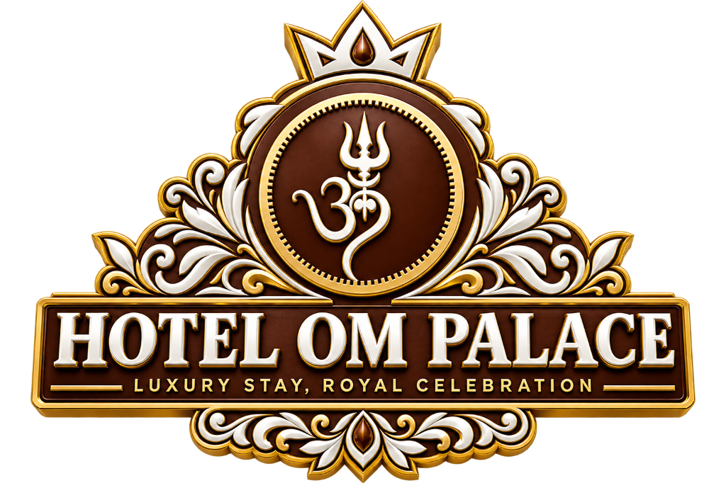 HOTEL OM PALACE official emblem signage